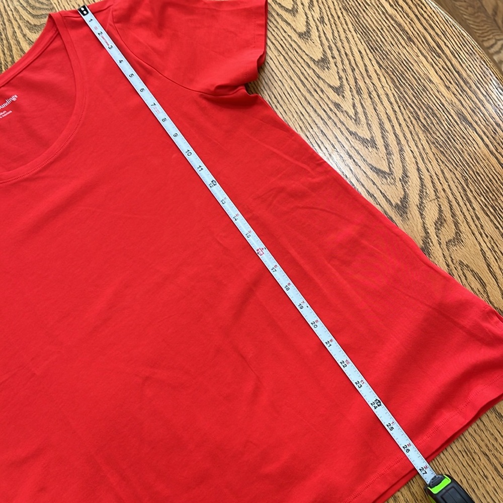 Soft Surroundings orange short sleeve tee M - Picture 6 of 7
